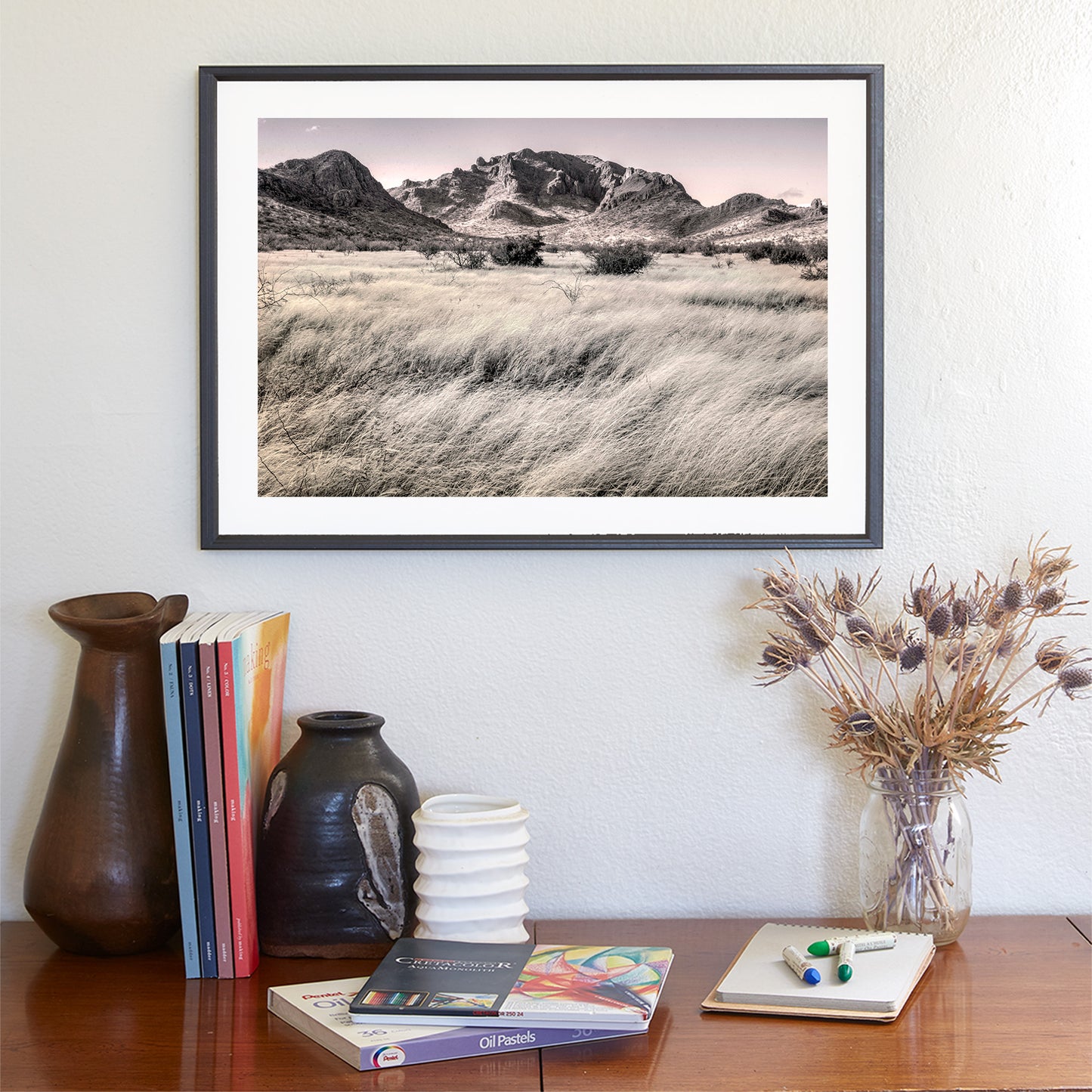 Southern Arizona High Desert Grasslands Landscape Artwork for Sale