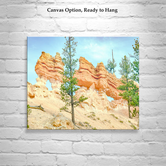 Bryce Canyon Utah Desert Hoodoo Landscape Art Print
