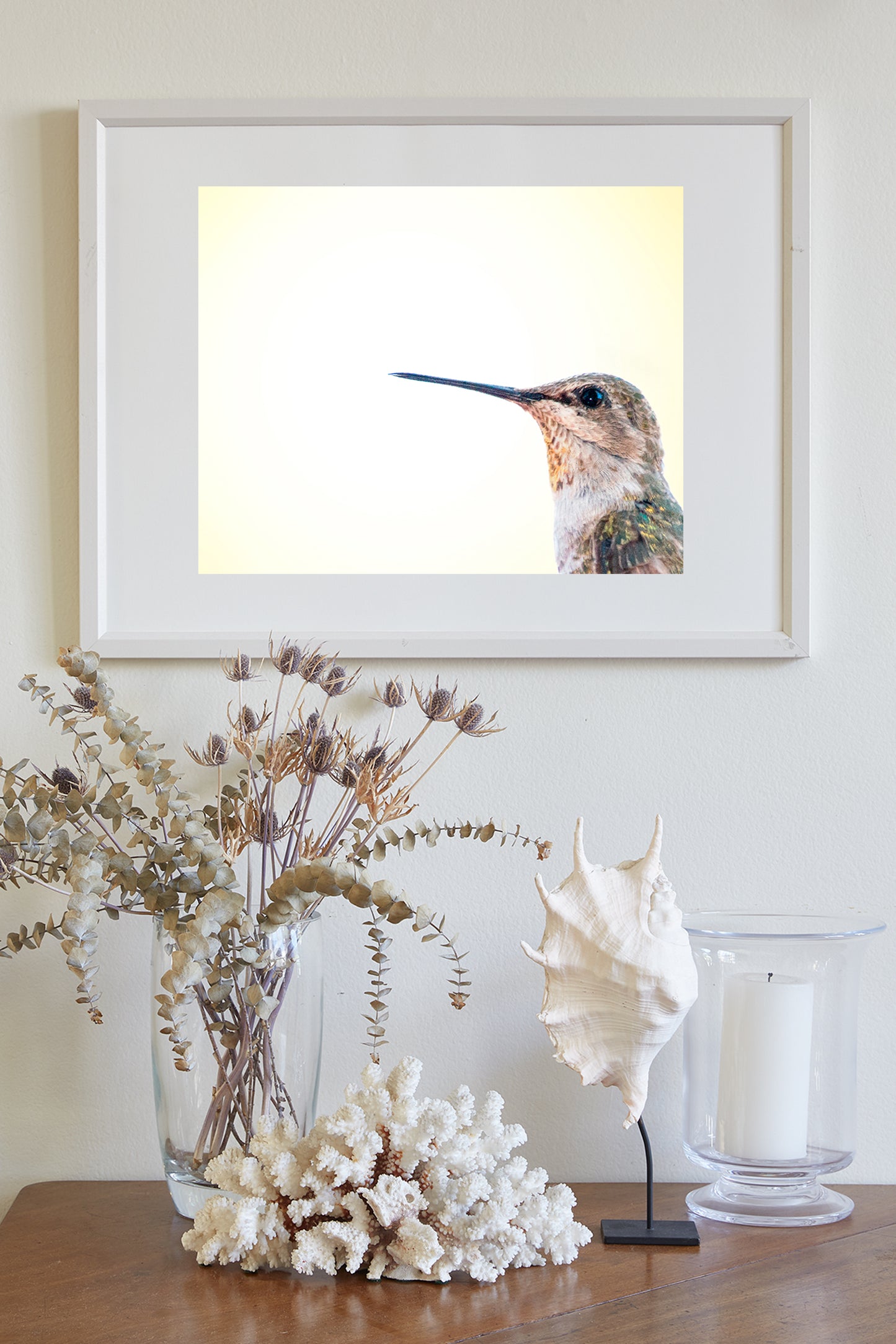 Hummingbird Photography | Bright Vibrant Bird Art Print