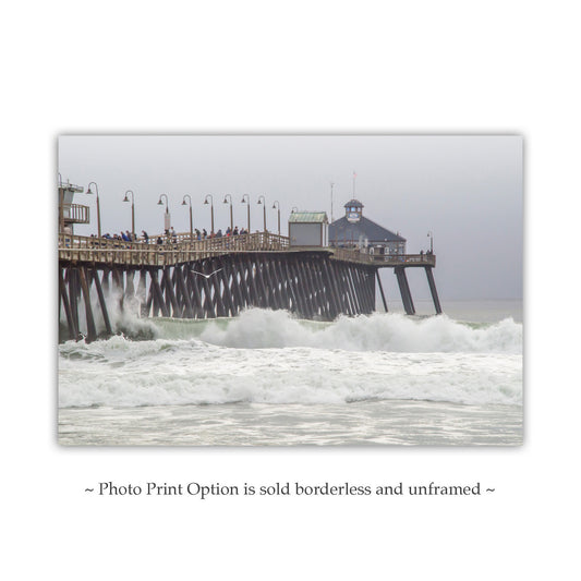 Imperial Beach Pier Photo – Pacific Ocean Waves San Diego California