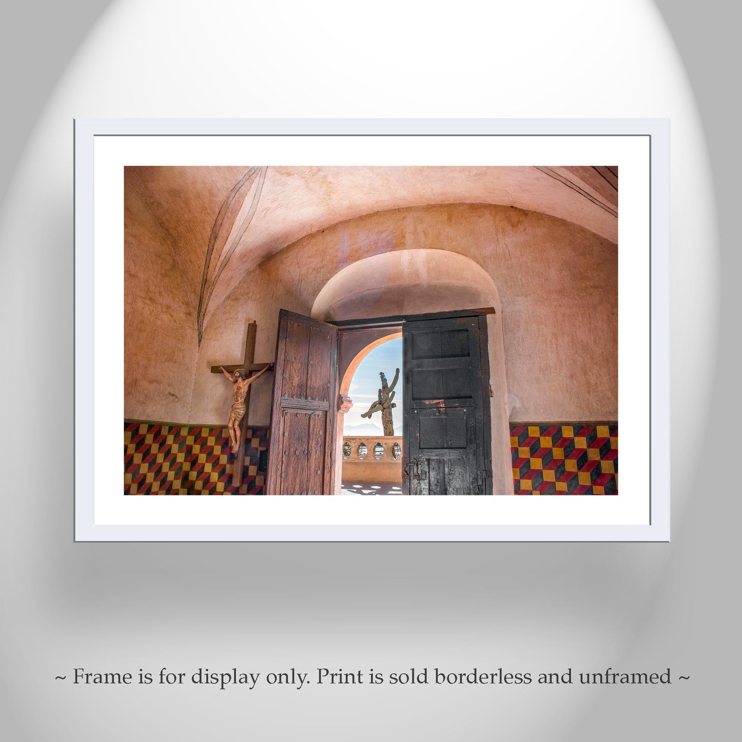 Mission San Xavier del Bac Church Interior Fine Art Print in Tucson