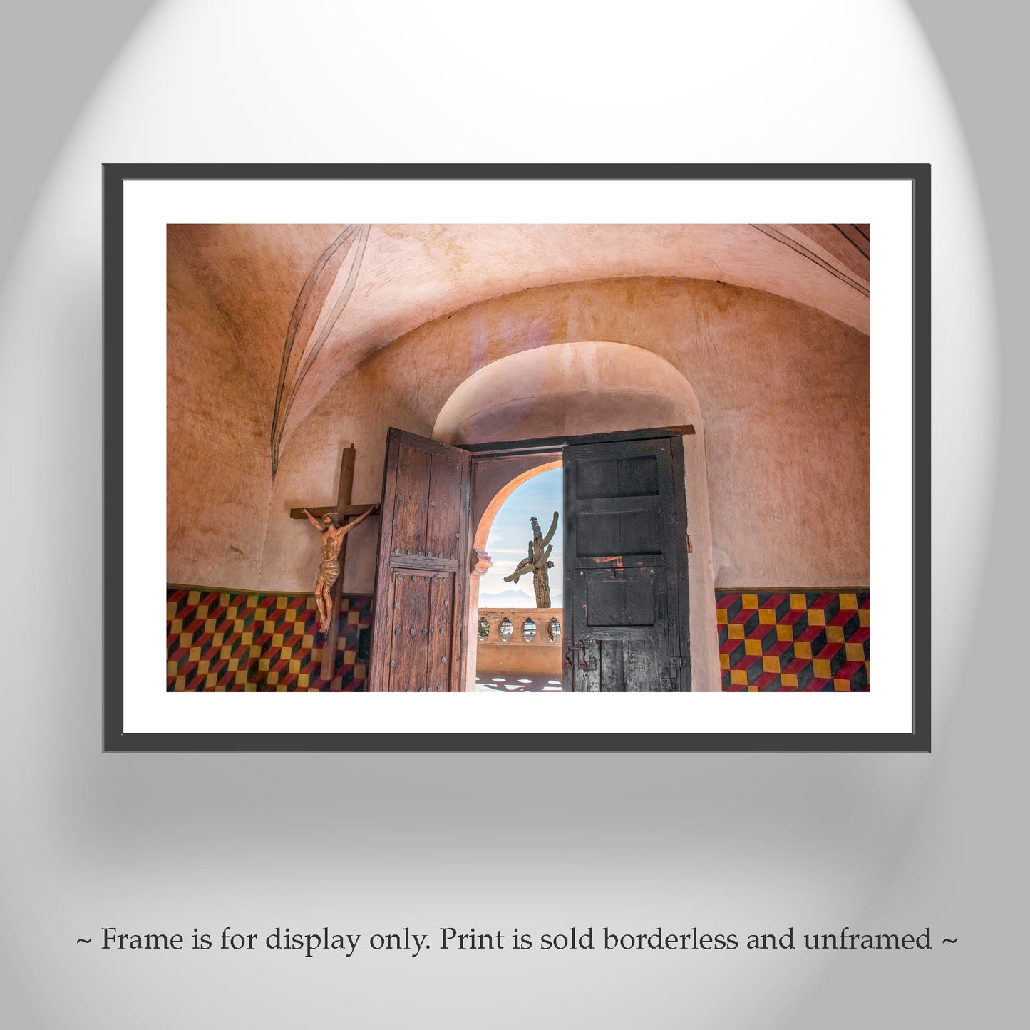 Mission San Xavier del Bac Church Interior Fine Art Print in Tucson