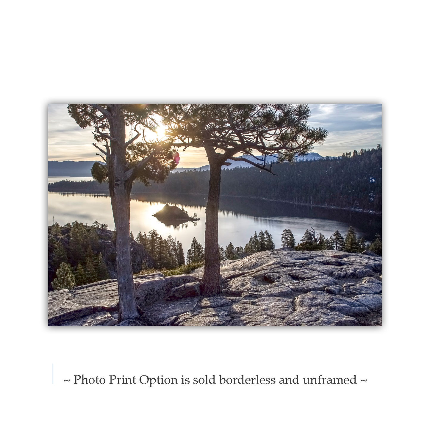 Lake Tahoe Emerald Bay Fine Art Print | Tahoe Landscape Photography | Mountain Lake Wall Decor for Home or Office