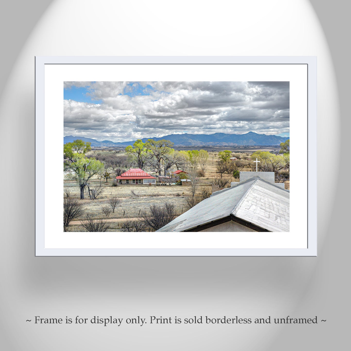 Lochiel Arizona Small Town Church Art Print at Mexico Border