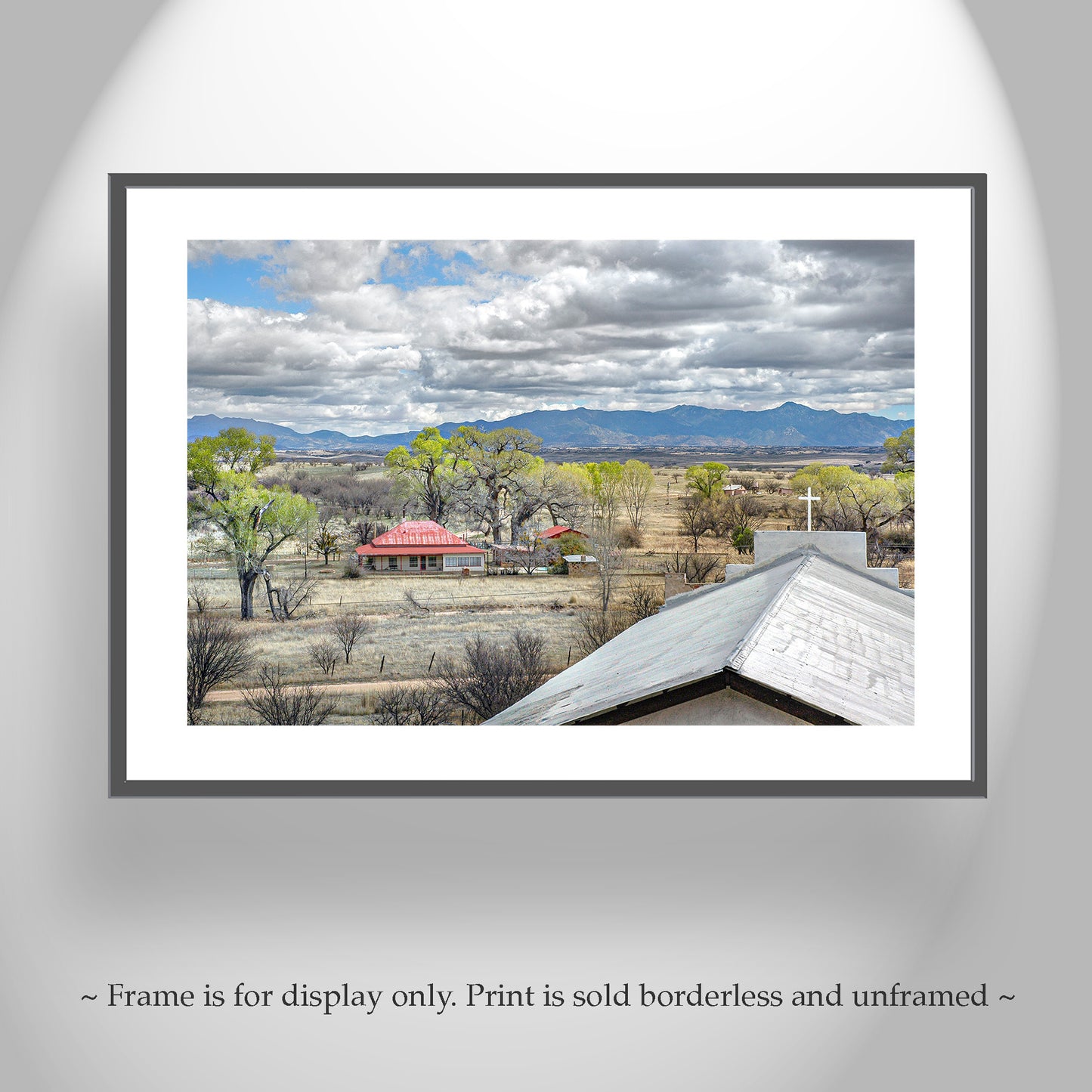 Lochiel Arizona Small Town Church Art Print at Mexico Border