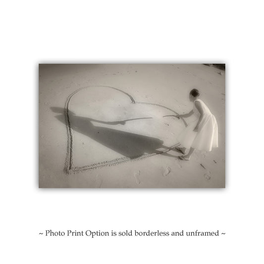 Romantic Beach Wall Art Print at Block Island Rhode Island