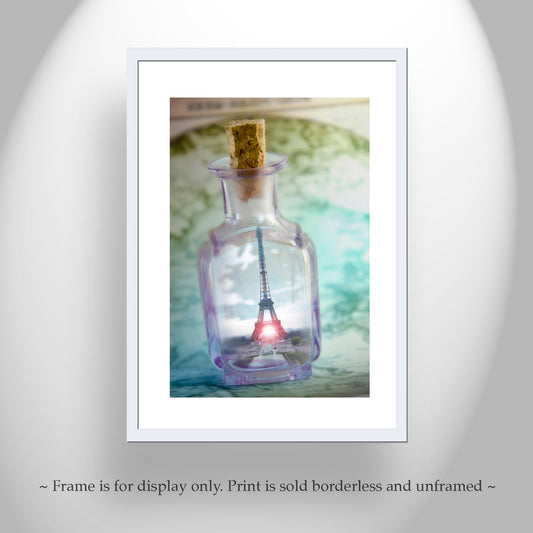Paris France Wall Art | Eiffel Tower Fantasy Painterly Art Gift for Francophiles