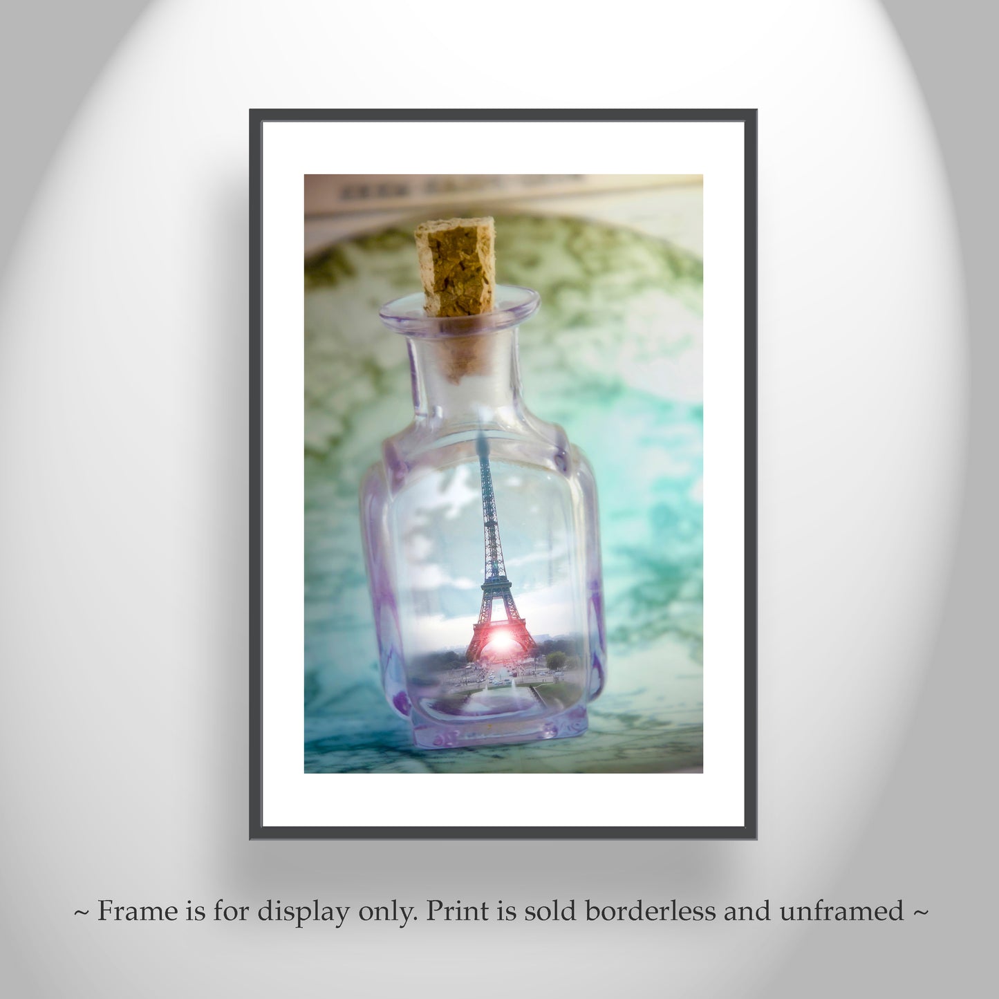 Paris France Picture with Eiffel Tower | Fantasy Art by Murray Bolesta | Francophile Gift