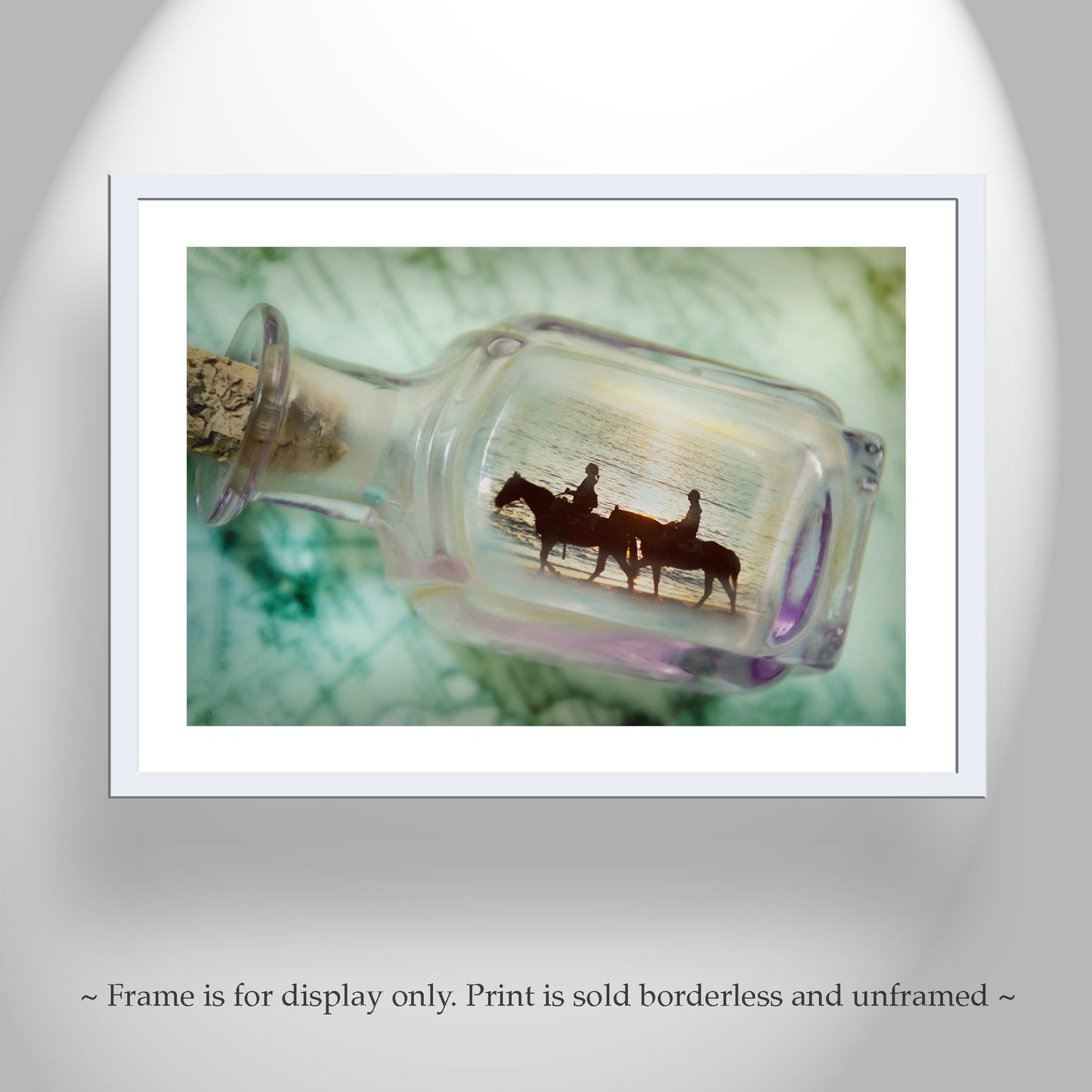 Horseback Riding on Block Island Beach Fantasy Art Print