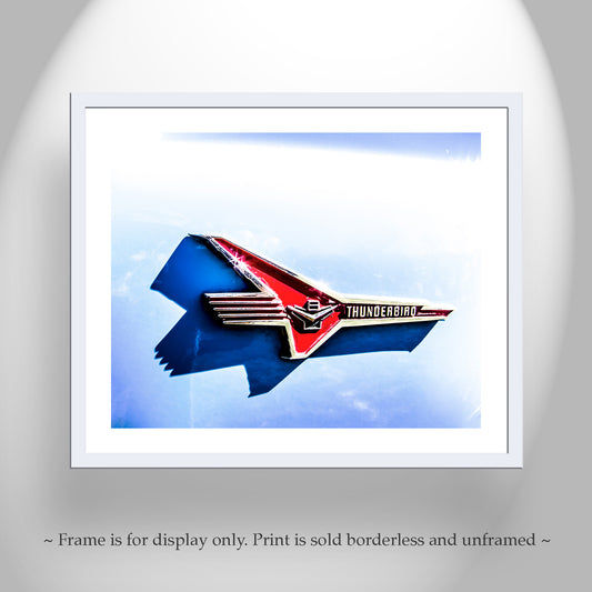 Classic Ford Thunderbird Car Art Print - Vintage Automotive