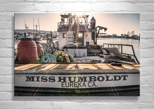 Crescent City California Boat Harbor Maritime Wall Decor