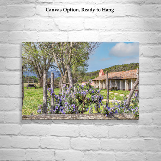 Purisima Spanish Mission Art - Lompoc California Wall Decor Print