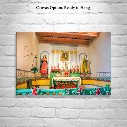 Mission Solano Church Interior Art - Sonoma California Print