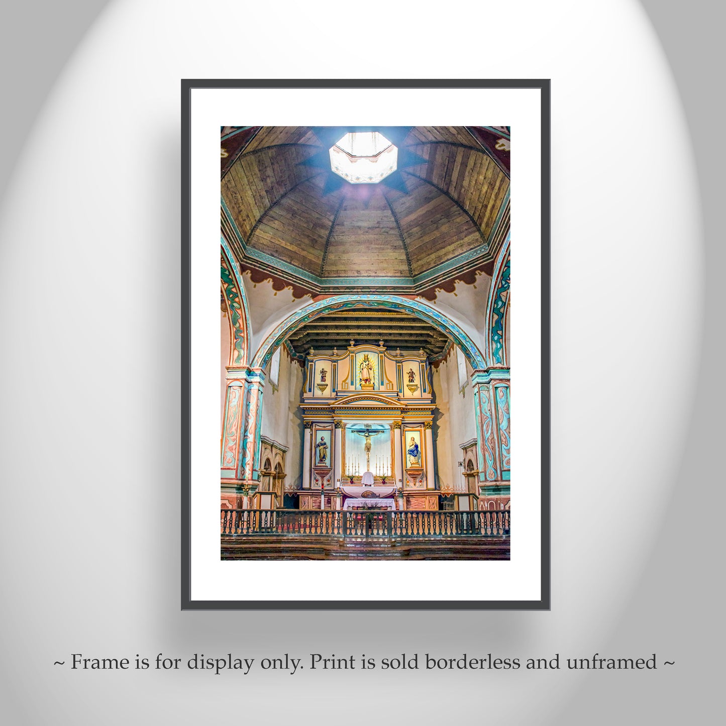 Oceanside California Mission Church Interior | San Luis Rey Art Print