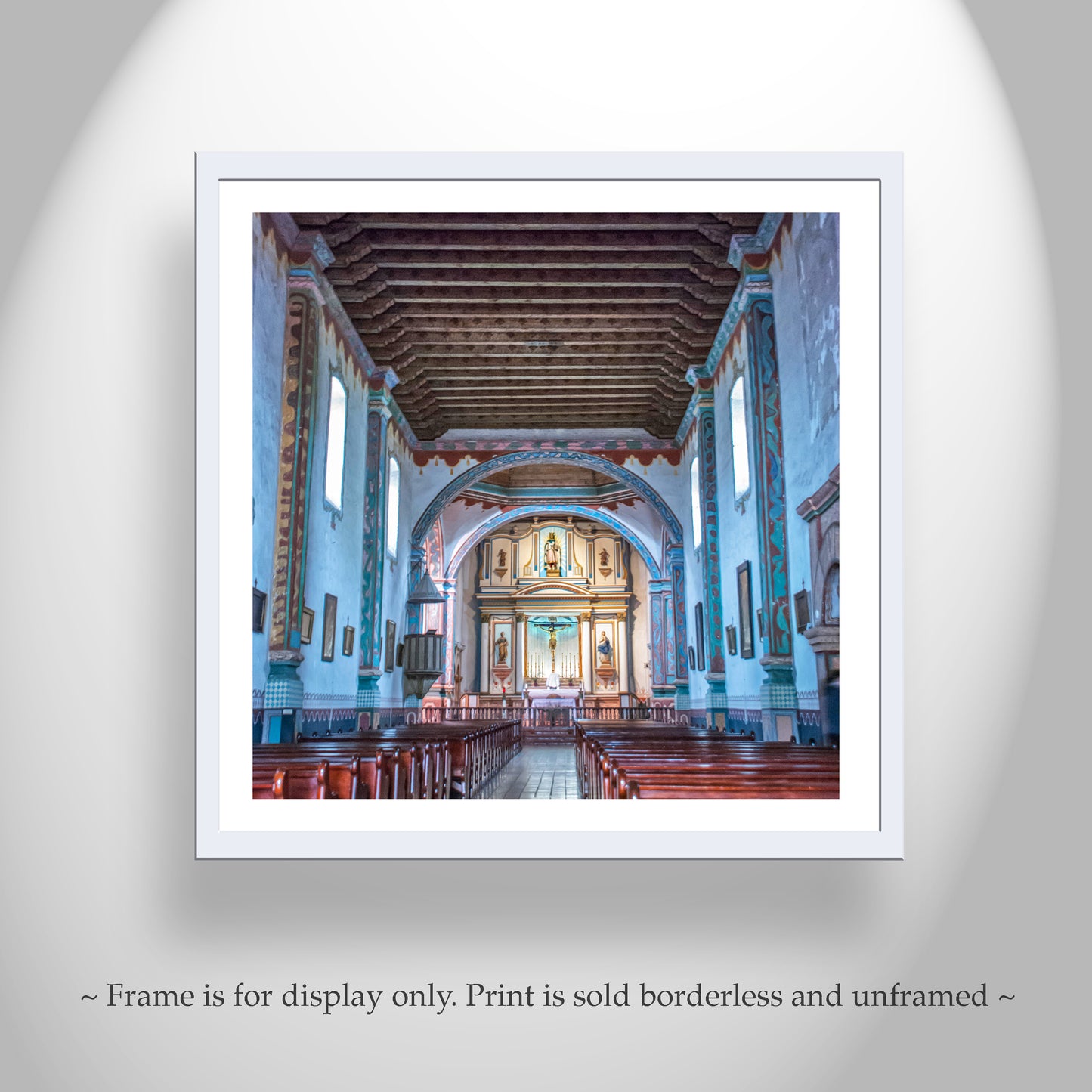 California Spanish Colonial Mission Church Art Print in Oceanside