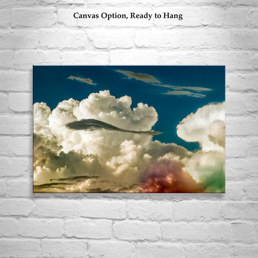 Storm Cloud Art Print - Desert Monsoon Thunderhead Photography