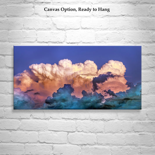 Storm Clouds and Sky Panoramic Art Print - Desert Monsoon Photography