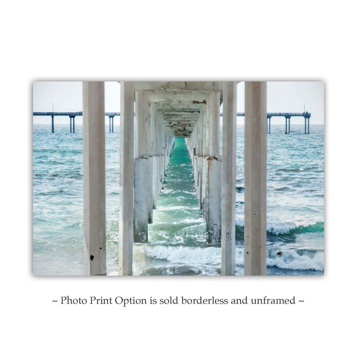 Ocean Beach Pier San Diego California Art Print | Coastal Wall Decor for Home or Office | Pacific Ocean Photograph
