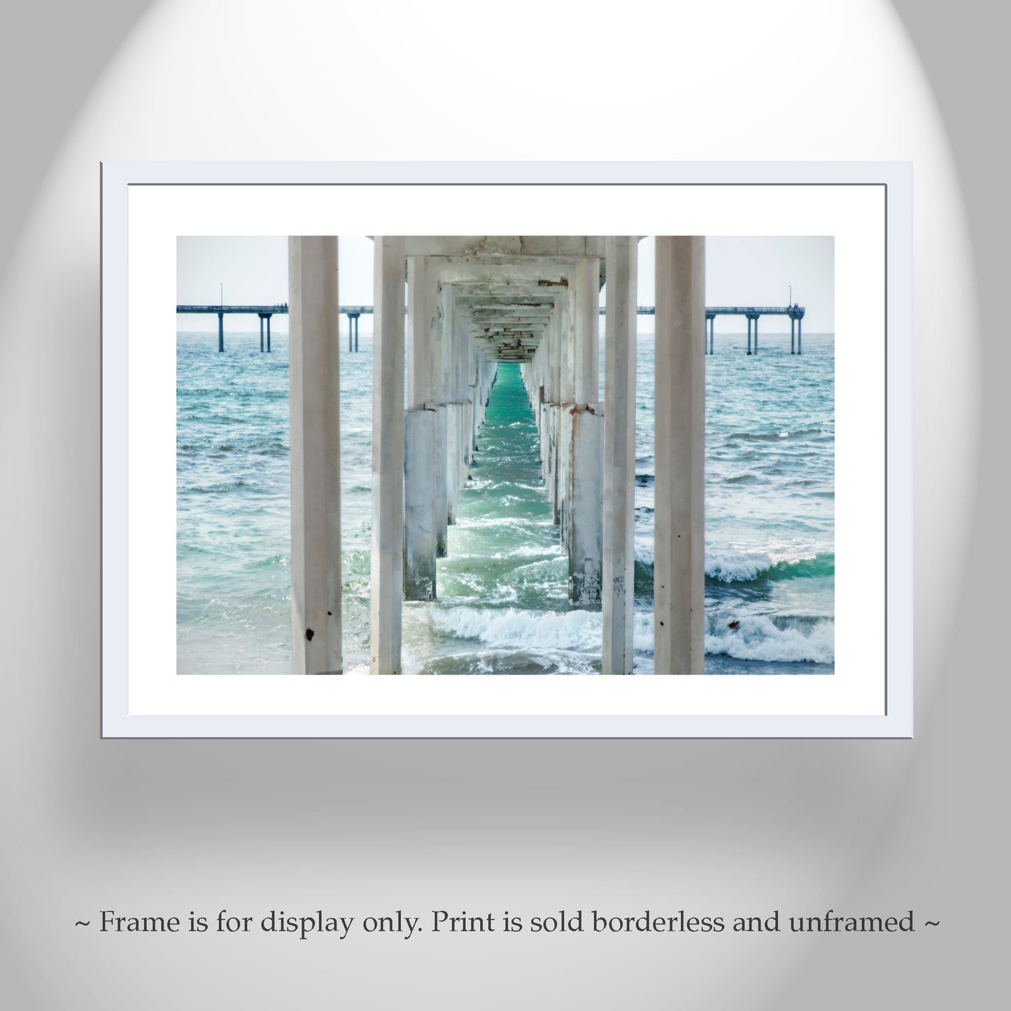 Ocean Beach Pier San Diego California Art Print | Coastal Wall Decor for Home or Office | Pacific Ocean Photograph