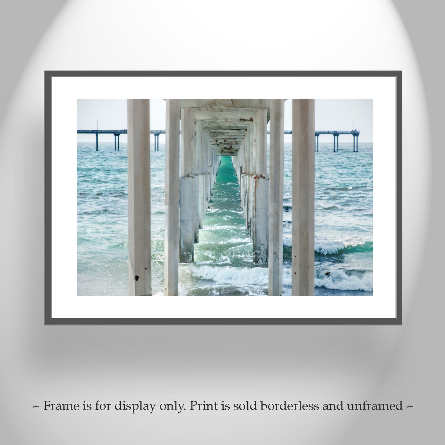 Ocean Beach Pier San Diego California Art Print | Coastal Wall Decor for Home or Office | Pacific Ocean Photograph