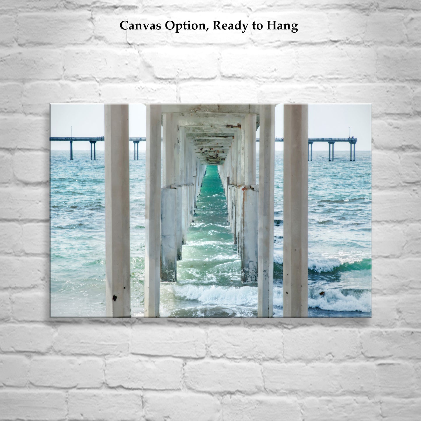 Ocean Beach Pier San Diego California Art Print | Coastal Wall Decor for Home or Office | Pacific Ocean Photograph