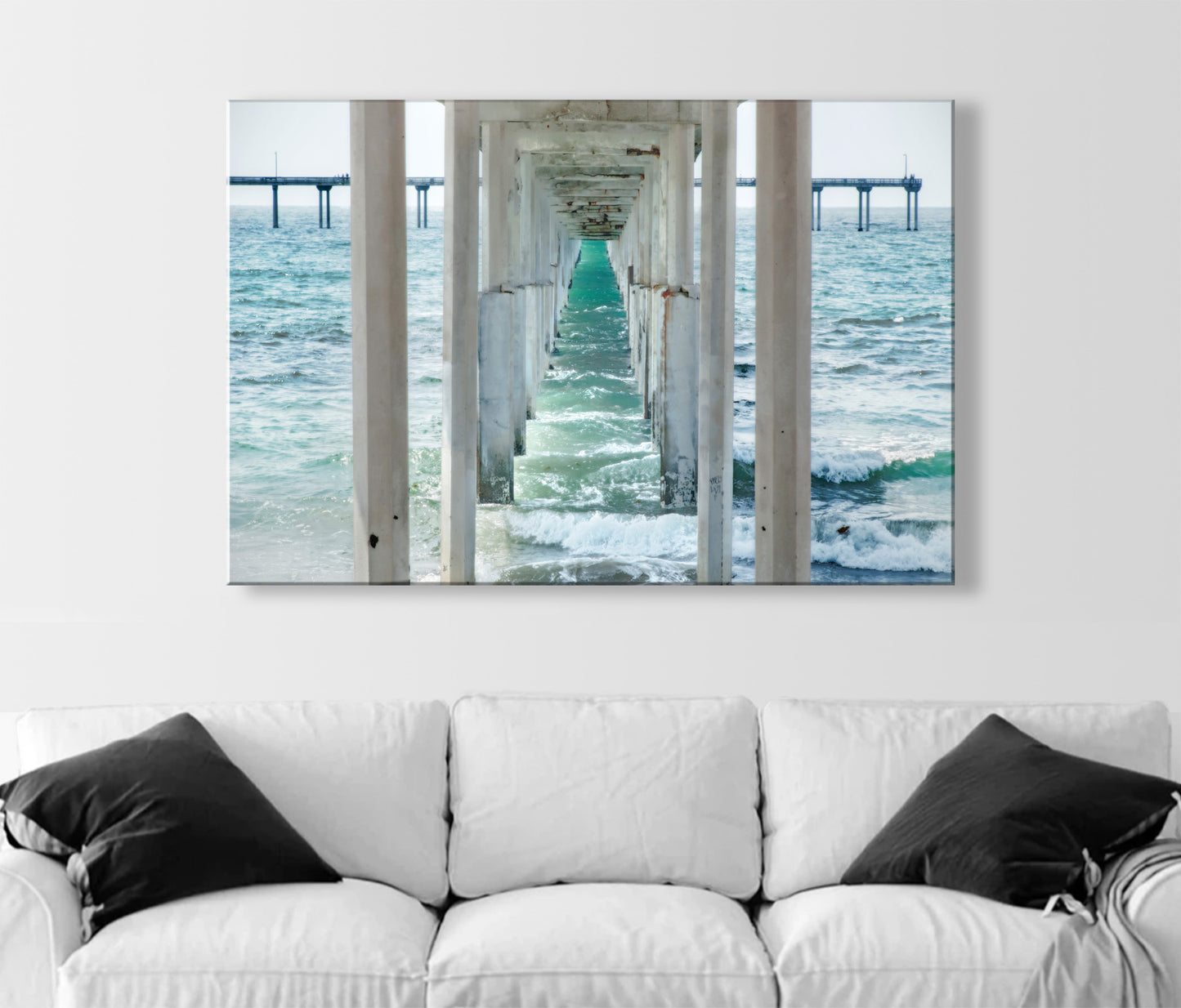 Ocean Beach Pier San Diego California Art Print | Coastal Wall Decor for Home or Office | Pacific Ocean Photograph