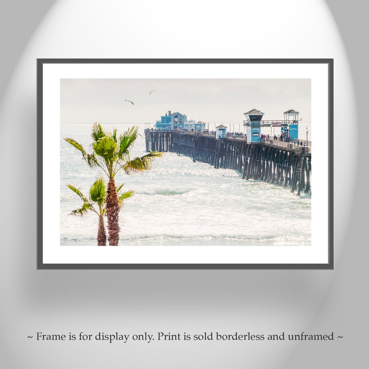 San Diego Wall Art with Oceanside Pier by Murray Bolesta | Southern California Beach Wall Decor Gift