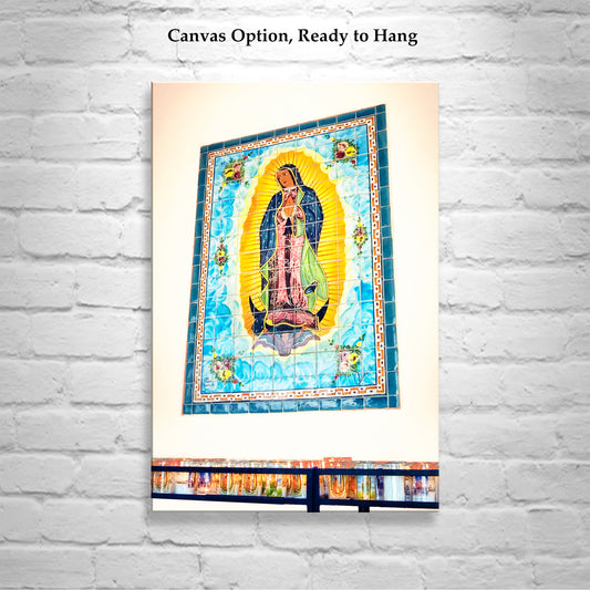 Virgin of Guadalupe in Tucson Arizona San Xaver del Bac Mission Art