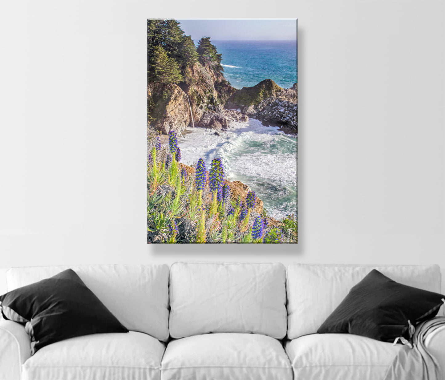 McWay Falls Big Sur Pacific Coast Highway Photography Print | California Gift Art Photo in Vertical Orientation