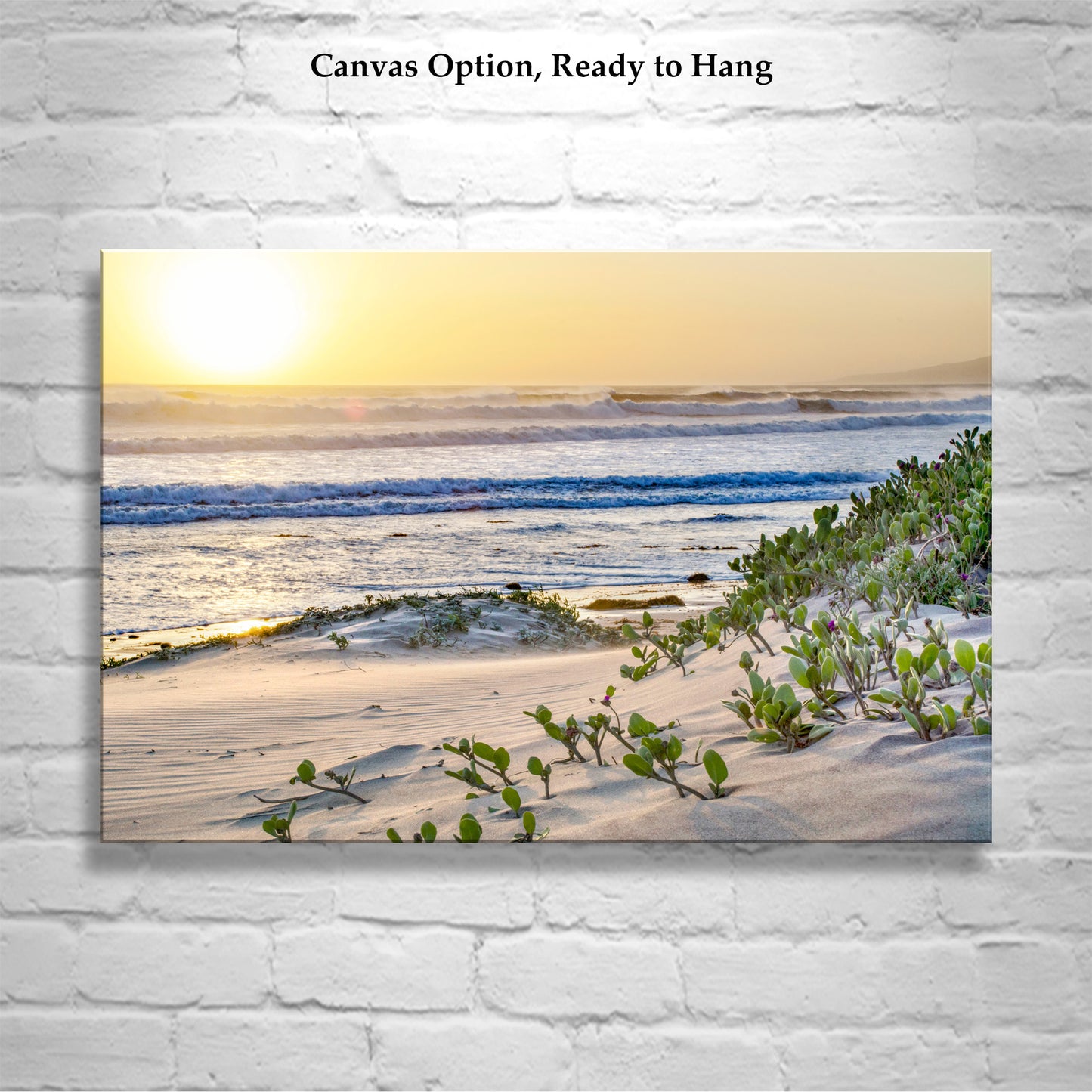 Jalama Beach Art Photography Print with Pacific Ocean Sunset | Big Sur California Art Gift