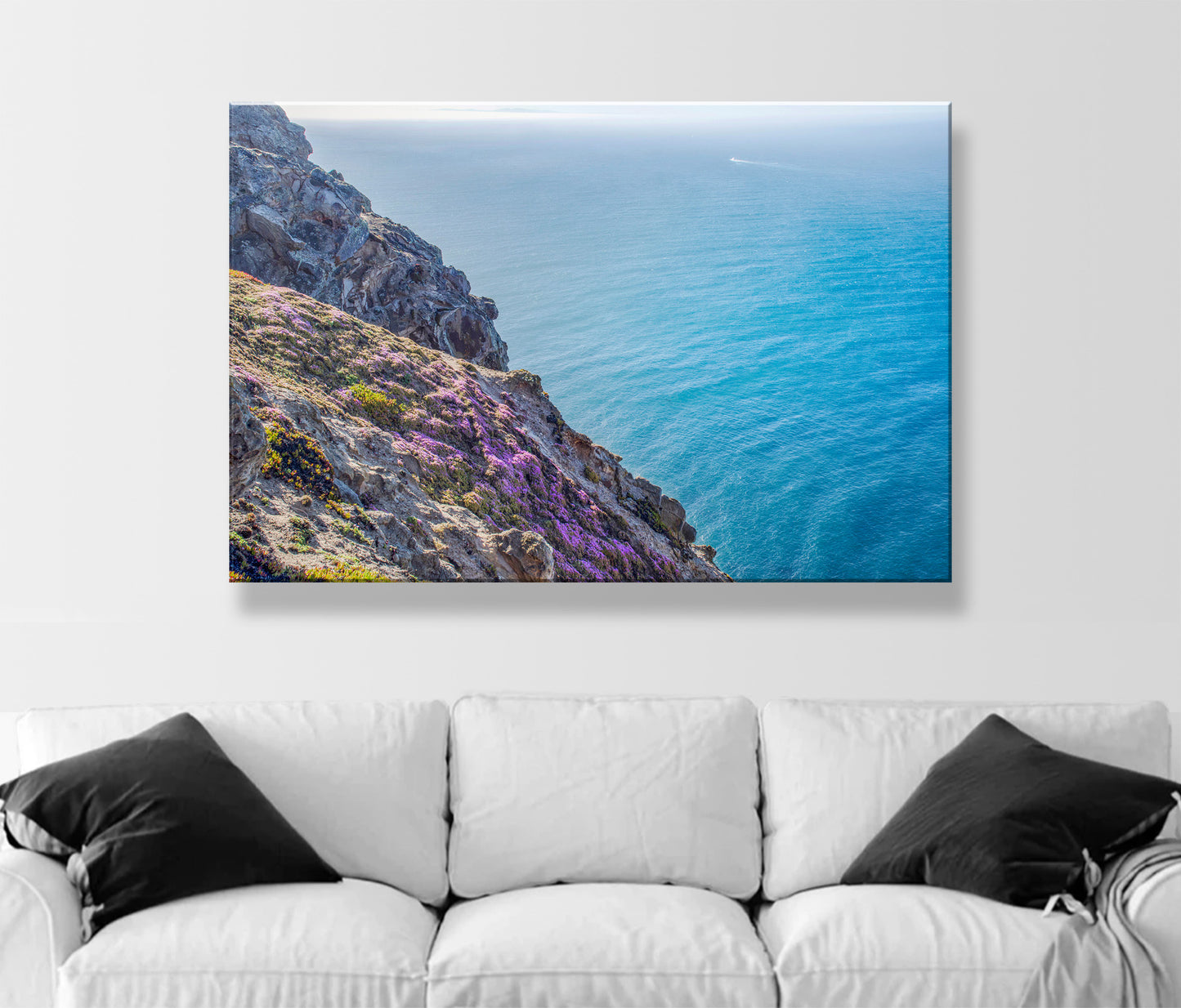 Point Reyes Photography with California Coast Wildflowers at Marin County | Pacific Ocean Art Decor Gift