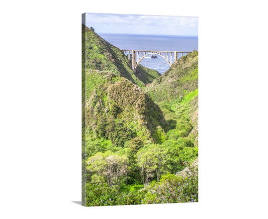 Bixby Creek Bridge Big Sur California Coast Art Print as Wall Decor