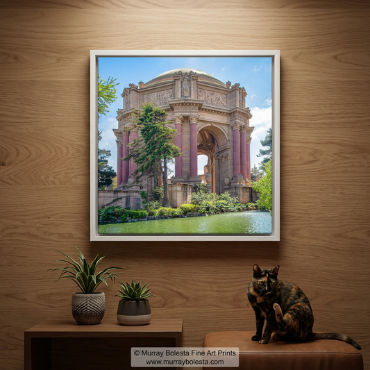 Palace of Fine Arts artwork by Murray Bolesta in square format.