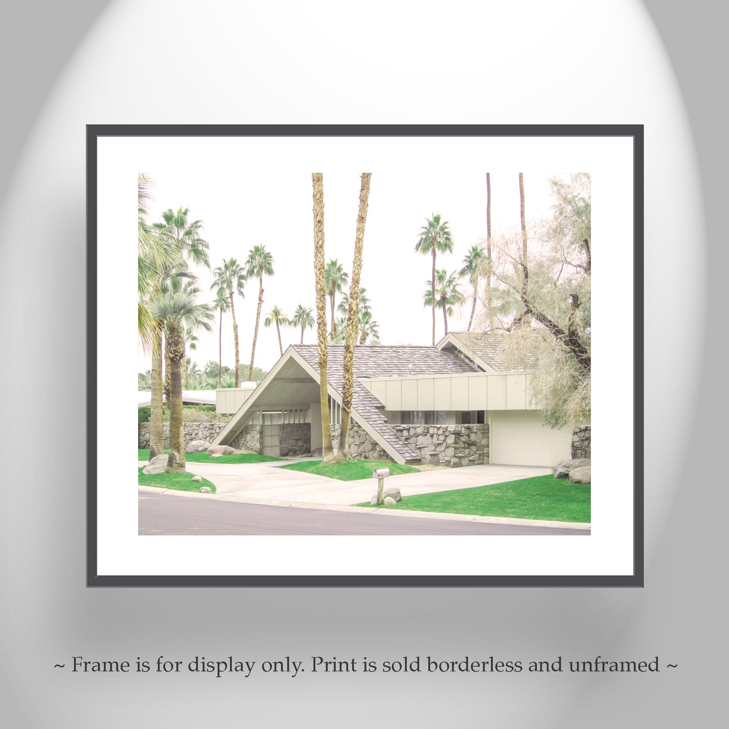 Palm Springs Midcentury Modern House Architecture Art Print