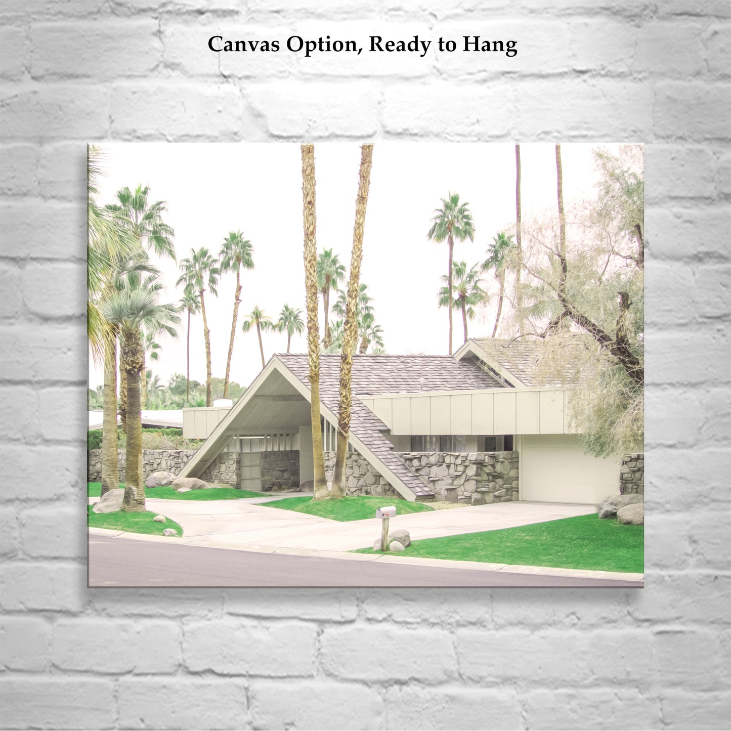 Palm Springs Midcentury Modern House Architecture Art Print