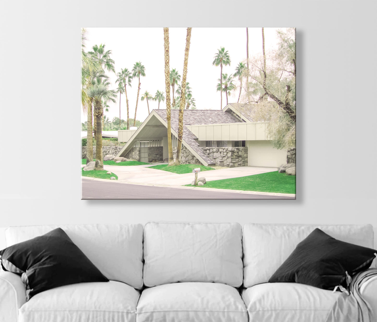 Palm Springs Midcentury Modern House Architecture Art Print