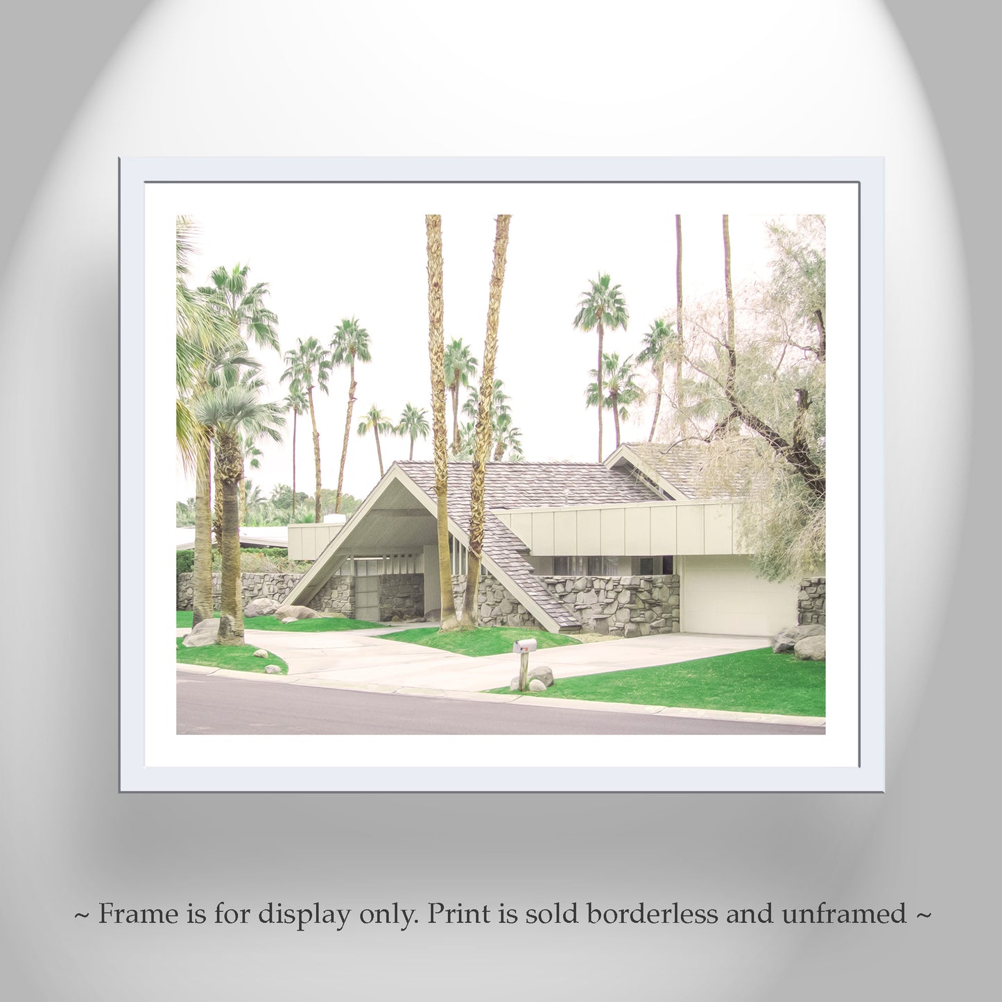 Palm Springs Midcentury Modern House Architecture Art Print