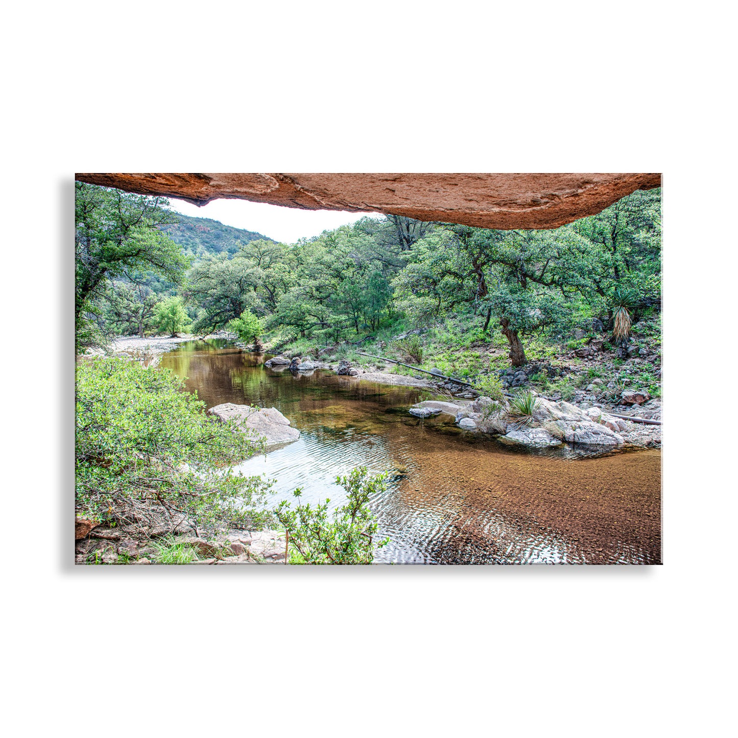 Desert Canyon Landscape Art Print in Southern Arizona Wilderness
