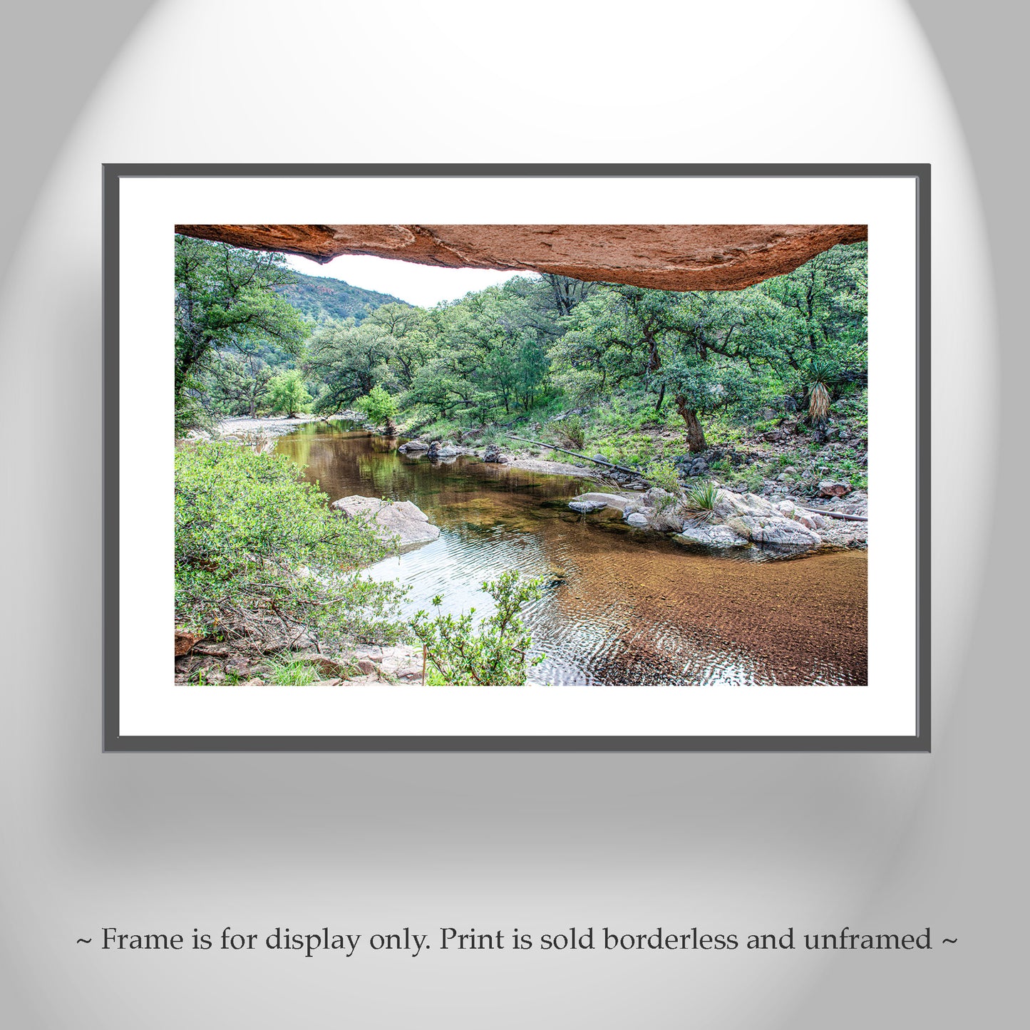 Desert Canyon Landscape Art Print in Southern Arizona Wilderness