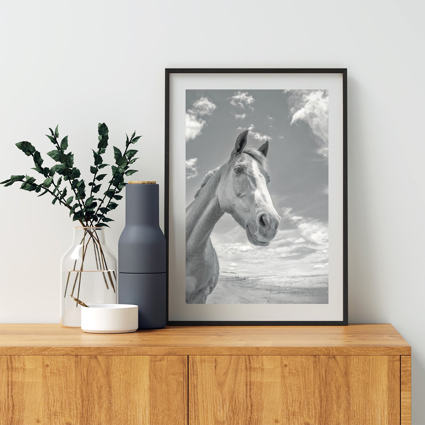 Horse Art Print as Equestrian Photography Wall Decor for Home | Tucson Arizona Ranch Horse Picture Gift