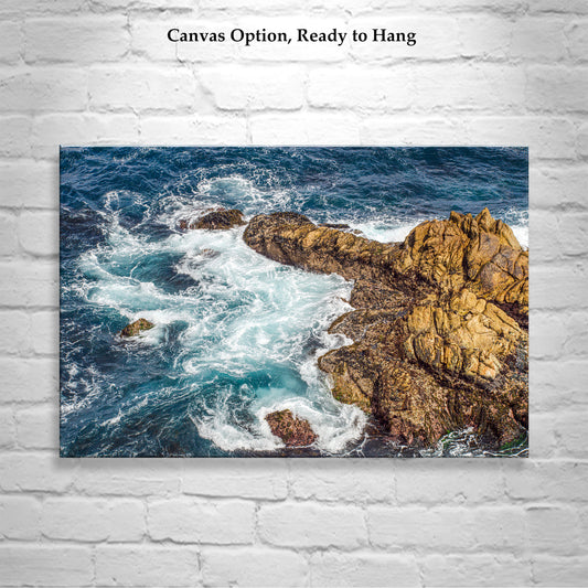 Monterey Coast Photo with Point Lobos Ocean Waves