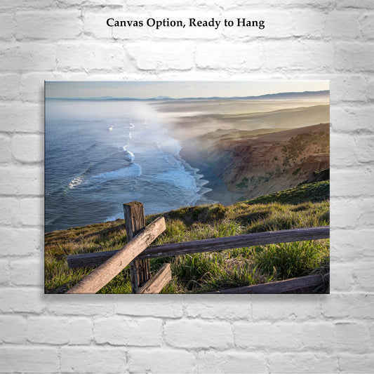 Point Reyes Seascape Art Print of California Coast