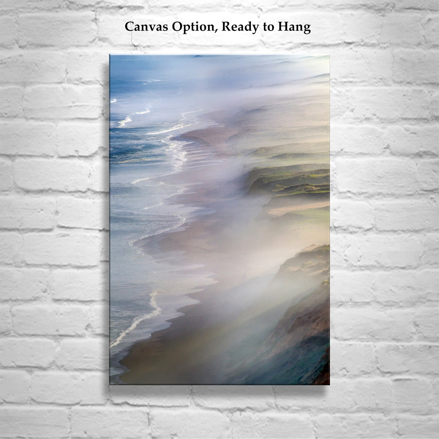 Point Reyes Seashore Foggy Sunrise Photography Art Print | Marin County California Coast | Pacific Ocean Wall Decor Gift for Home or Office
