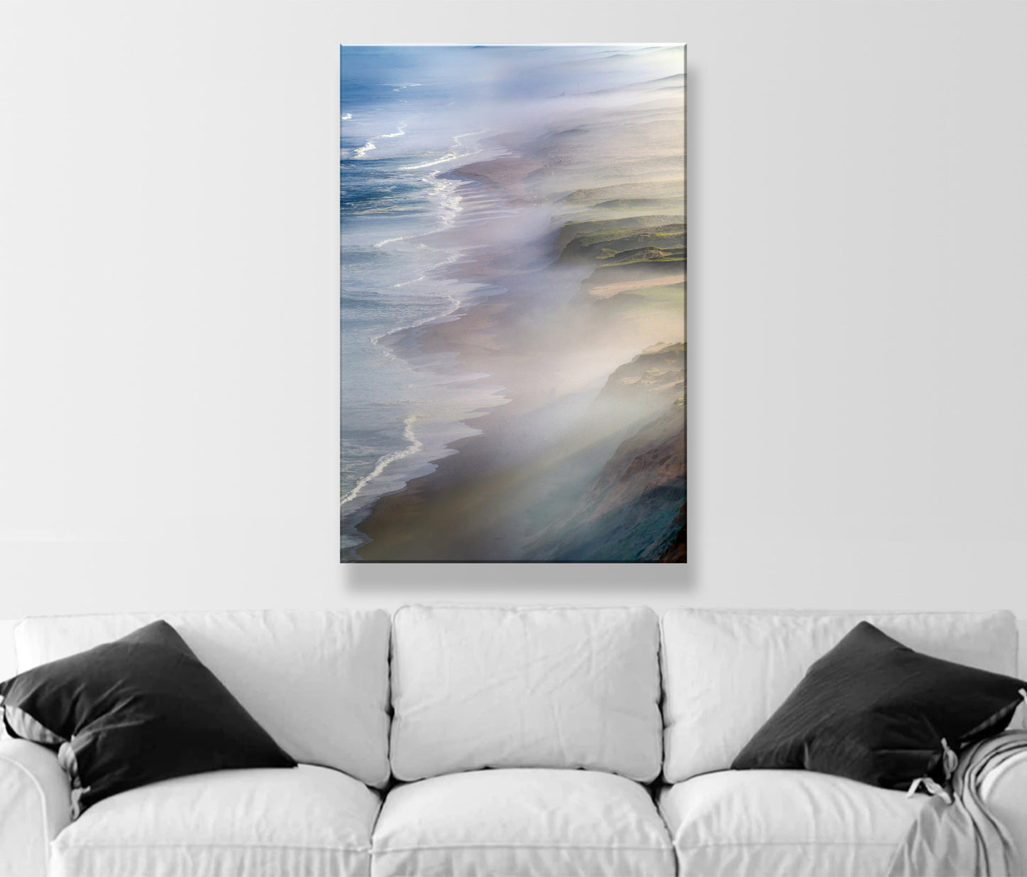 Point Reyes Seashore Foggy Sunrise Photography Art Print | Marin County California Coast | Pacific Ocean Wall Decor Gift for Home or Office