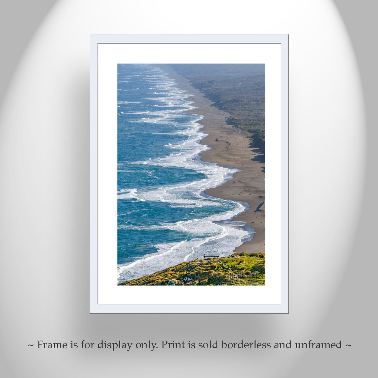 Point Reyes Vertical Wall Art | Marin County California Beach Photography | Home Decor Art Gift