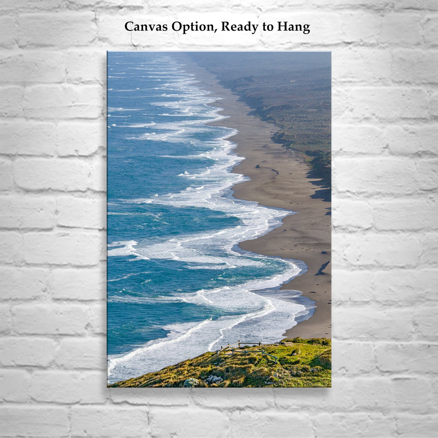 Point Reyes Vertical Wall Art | Marin County California Beach Photography | Home Decor Art Gift