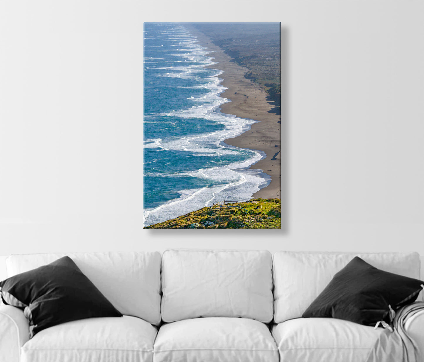Point Reyes Vertical Wall Art | Marin County California Beach Photography | Home Decor Art Gift