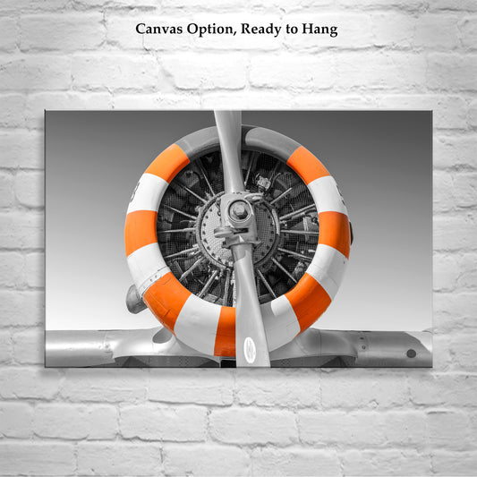 Propeller Plane WWII Military Warbird Aviation Decor