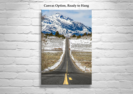 Winter Road Trip Art | Eastern Sierra California Alpine County Tahoe Region