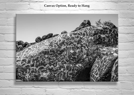American Indian Petroglyph Fine Art Print | Arizona Desert